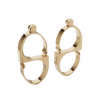Load image into Gallery viewer, Infinity-line Earrings