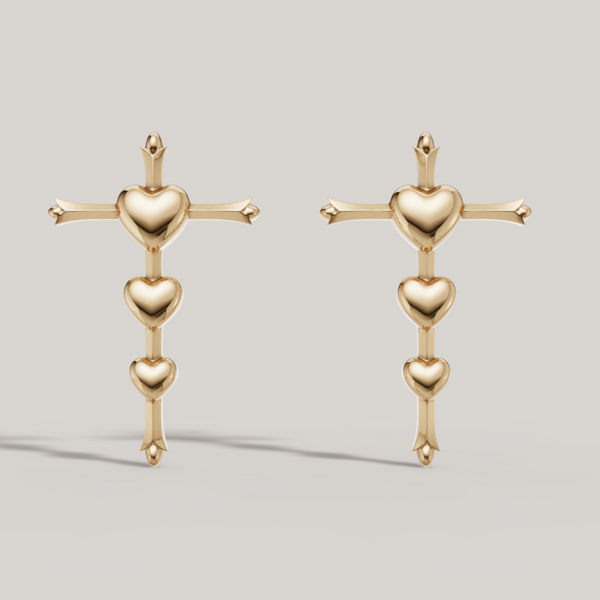 Crossbeat pulse Earrings
