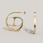 Load image into Gallery viewer, Infinity Orbit Hoops
