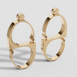 Load image into Gallery viewer, Infinity-line Earrings