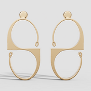 Infinity-line Earrings